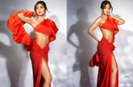 Shilpa Shetty raises temperature in a red cutout dress, See pics